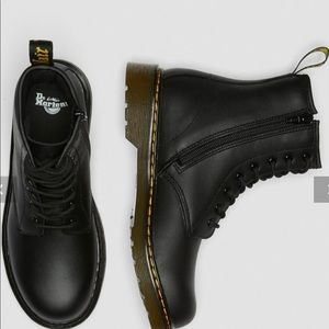 Dr.Martens black boots for kids!( size 7 women) Brand new with the original box!
